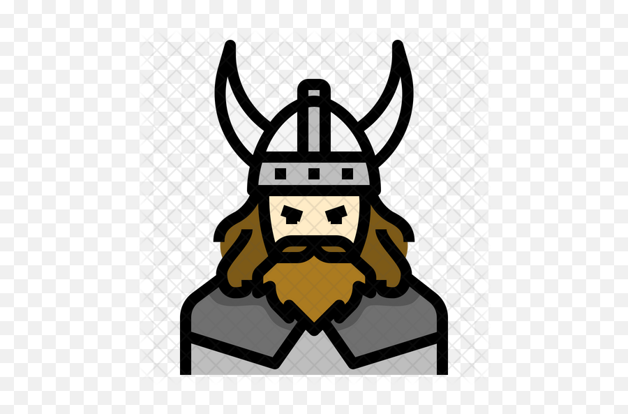 Vikings Icon Of Colored Outline Style - Icon Vikings Png,Vikings Png