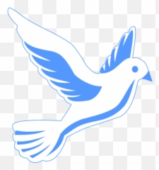 Library Of Blue Dove With Sun Banner Free Stock Png Files - Flying Dove Clip Art