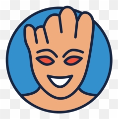 Groot Icon Of Colored Outline Style - Available In Svg Png Clip Art,Groot Png