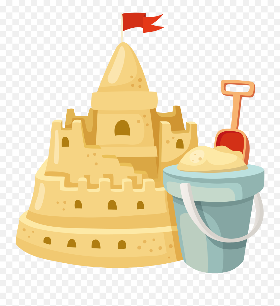 Download Sand Art And Play Clip - Clipart Sand Castle Png,Sand Transparent Background
