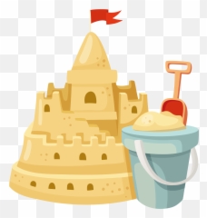 Download Sand Art And Play Clip - Clipart Castle Png