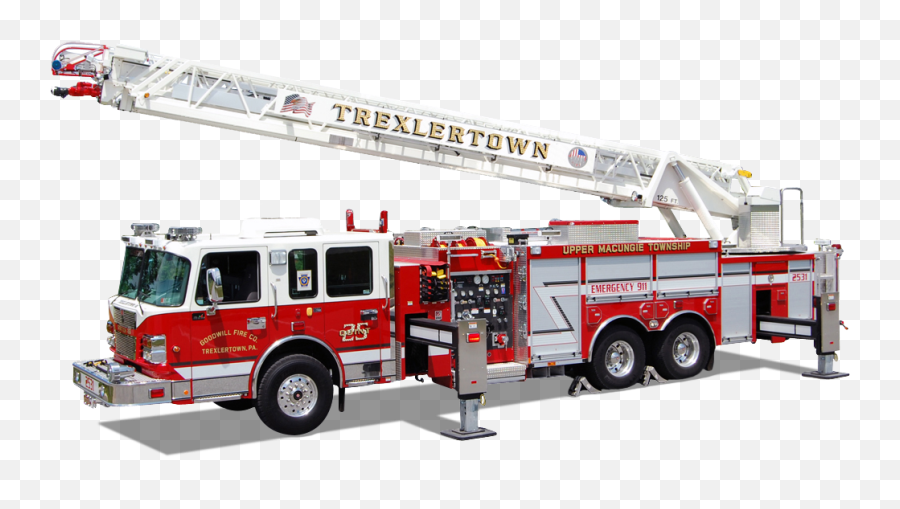 125u0027 Rear Mount Ladder - Spartan Emergency Response Fire Truck With Ladder Png,Fire Truck Png