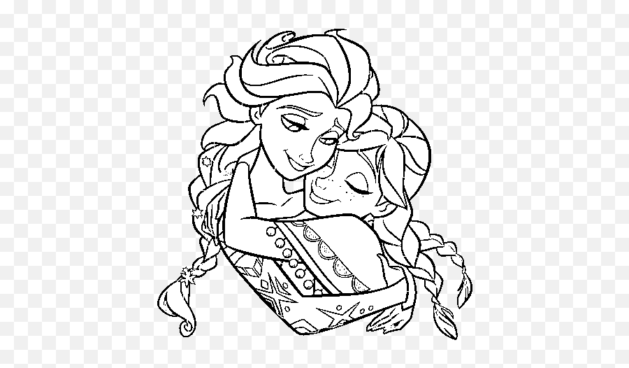 Download Frozen Elsa And Anna - Frozen Elsa Y Anna Para Frozen Coloring Pages Png,Elsa And Anna Png