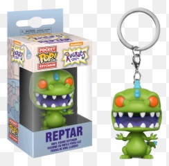 Rugrats Reptar Pocket Pop Vinyl Keychain By Funko - Clip Art Png,Reptar Png