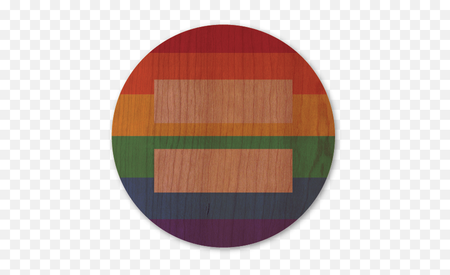 Rainbow Equal Sign - Wood Png,Equal Sign Transparent