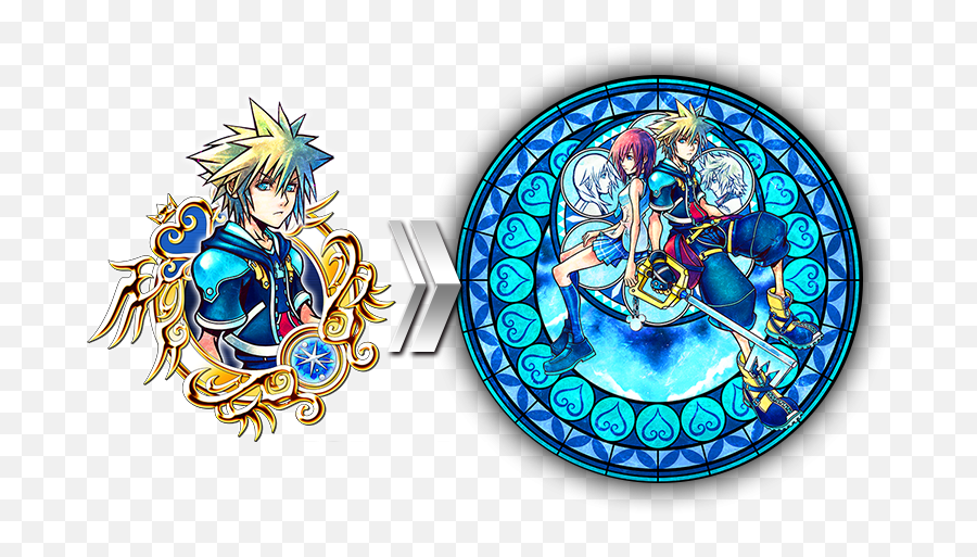 Stained Glass 8 Exp - Kingdom Hearts Xux Media U0026 Press Stained Glass Kingdom Hearts Union X Png,Stained Glass Png