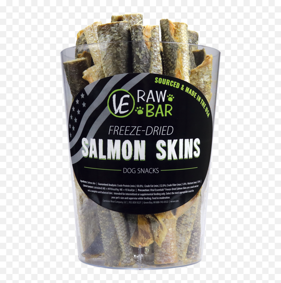 Ve Raw Bar Freeze - Dried Salmon Skin U2014 Happy Hound Vital Essentials Png,Freeze Png