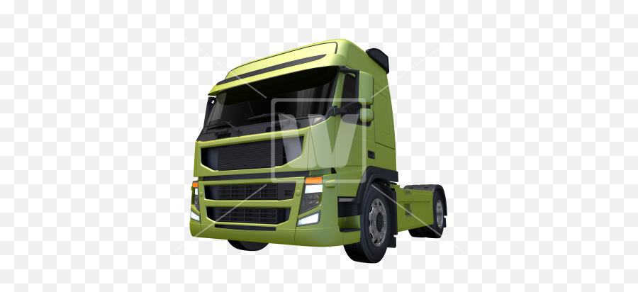 Download Hd Euro Semi Truck Png - Trailer Truck,Semi Truck Png