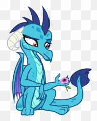 Download Cheezedoodle96 Dragon Female Flower Princess - Ember Mlp Png,Ember Png