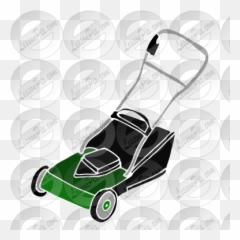 Lawnmower Stencil For Classroom - Mower Png,Lawnmower Png