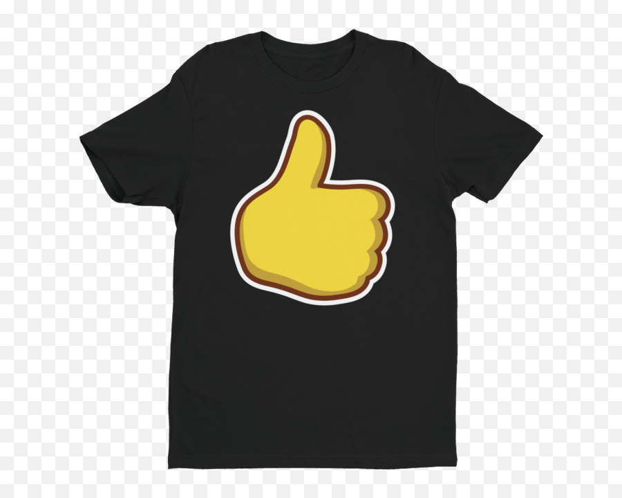 Thumbs Up Emoji Short Sleeve Next Level - Mount Rushmore Shirt Png,Thumbs Up Emoji Png
