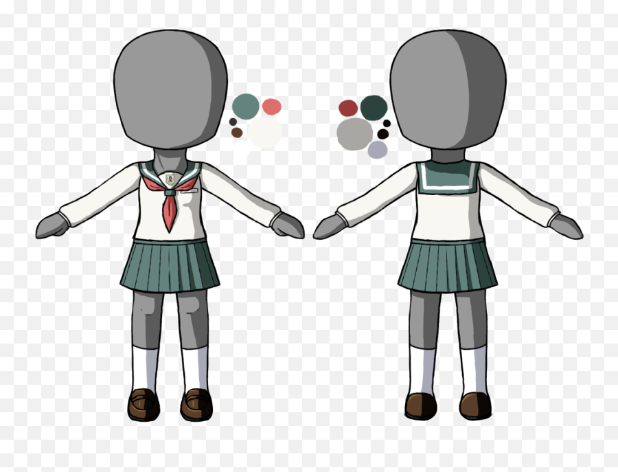 Byakudan Female Uniform - Corpse Party Byakudan Senior High Corpse Party Byakudan Uniform Png,Corpse Party Logo