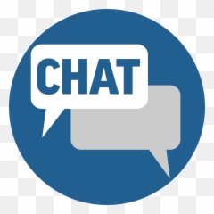 Chat - icon01 BeverageAir Blue Transparent Chat Icon Png