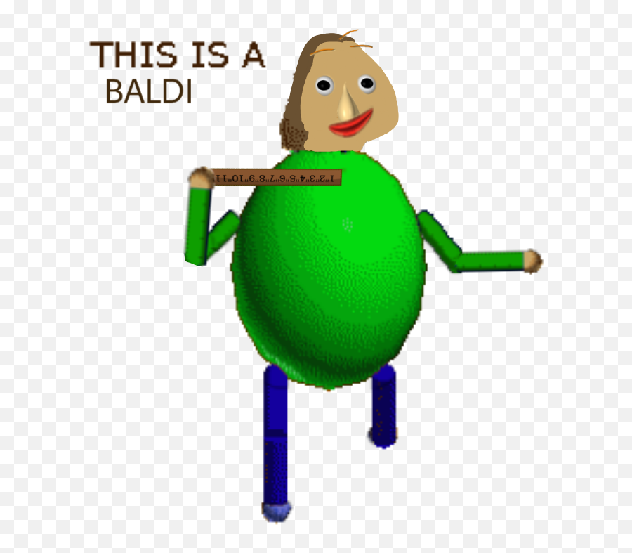 Baldi Sticker By Fnafergamer Basics A Bully Png Baldi Transparent Free Transparent Png Images Pngaaa Com - roblox baldi's basics bully