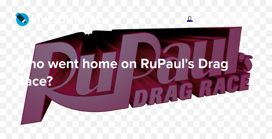 Ohnotheydidnt Livejournal - Horizontal Png,Logo Tv Rupaul's Drag Race