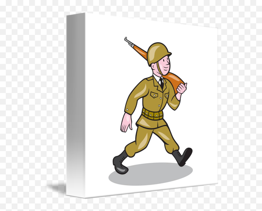 World War Two Soldier American Cartoon - Soldier Animated World War Ii  Png,American Soldier Png - free transparent png images 
