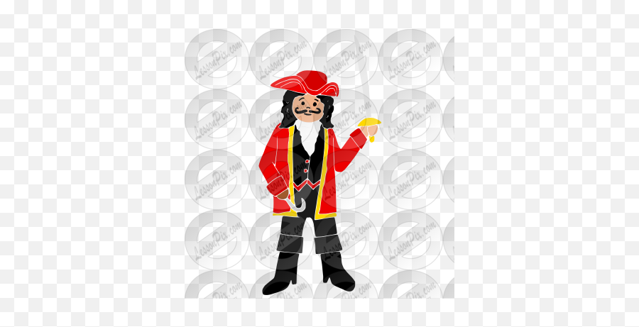 Captain Hook Stencil For Classroom - Fictional Character Png,Captain Hook Png