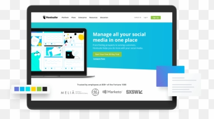Redstamp - Social Media Marketing Website png