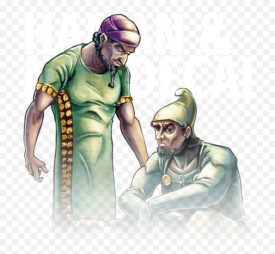 Haman And Mordecai - Fictional Character Png,Mordecai Png