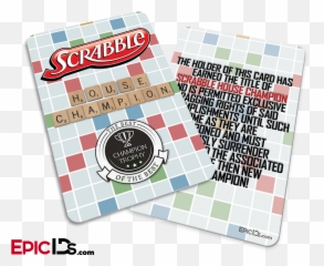 Game Night Series - Scrabble House Champion Badge Of Honor Hard Png,Game Night Png