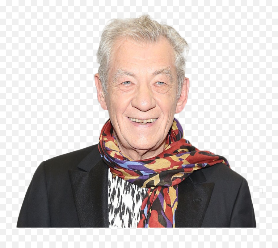 Ian Mckellen Transparent Background Png Image Celebrities - Ian Mckellen And Taylor Swift,Sebastian Stan Transparent