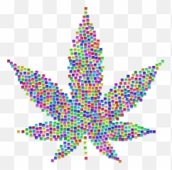 Download This Free Icons Png Design Of - Weed Leaf Pink