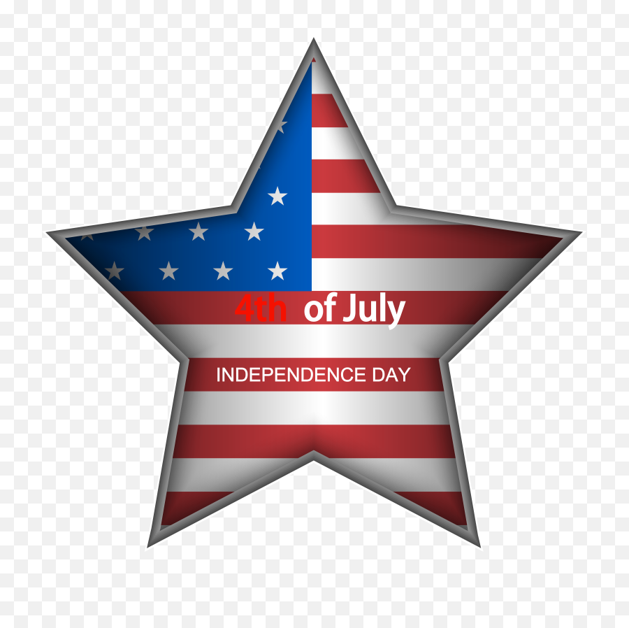 Usa Independence Day Star Png Clip Art - Happy Independence Day Usa Png,Independence Day Png