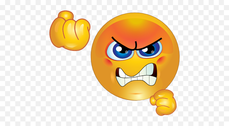 Rage Smiley Emoticon Clipart - Rage Clipart Png,Angry Meme Face Png