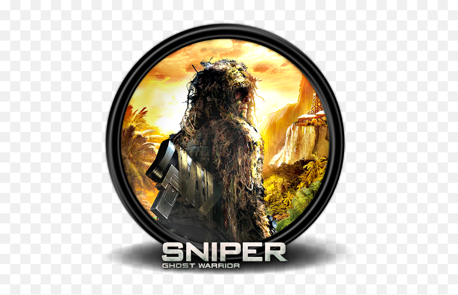 Sniper - Ghost Worrior 1 Icon Mega Games Pack 38 Icons Sniper Ghost Warrior Icon Png,How Do I Delete A Ghost Icon On Desktop