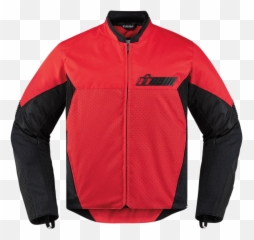 Icon Mens Automag 2 Black Textile - Jacket Konflict Blue png
