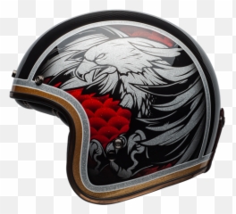 Bell Custom 500 Carbon Osprey Gloss Black - Motodirectcom Custom Carbon 500 Bell Helmet Png,Icon Helmets Sizing
