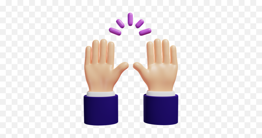 Celebration 3d Illustrations Designs Images Vectors Hd - Sign Language Png,Raised Hand Icon