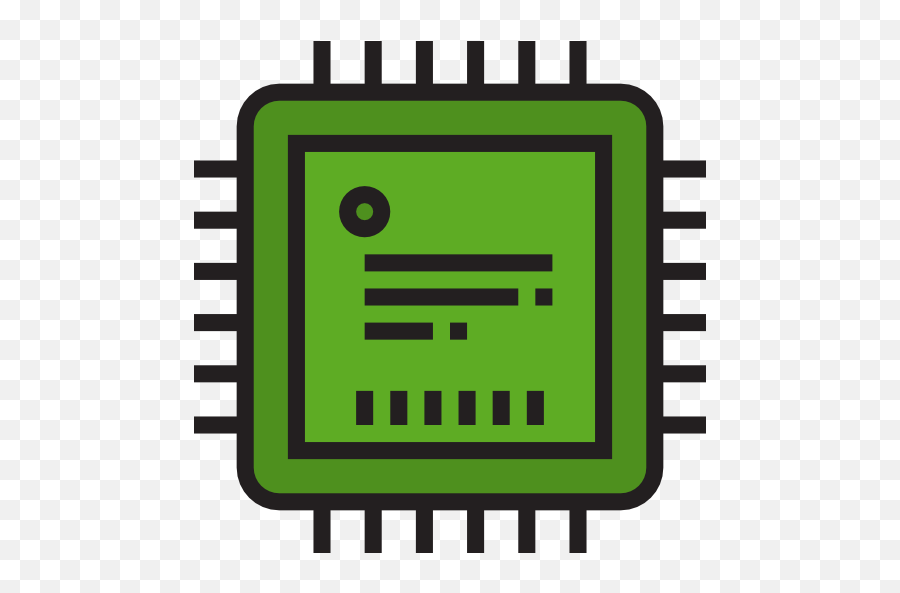 Processor - Free Computer Icons Semiconductor Png,Processor Icon