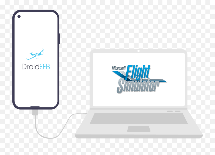 Microsoft Flight Sim with DroidEFB