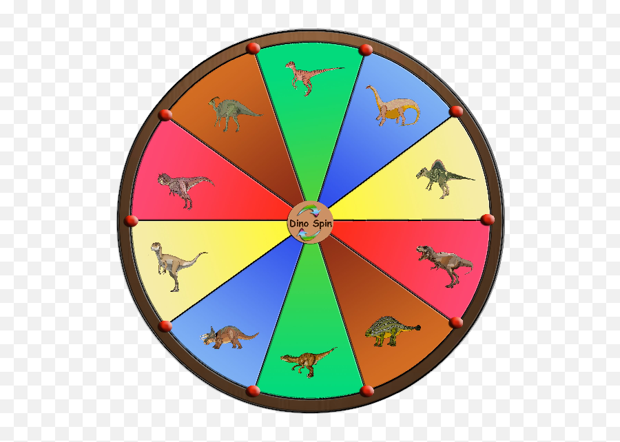 Dino Spin - Spinning Wheel Maths Clipart Full Size Clipart Dinosaur Png,Spinning Icon
