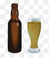 53 Beer Bottle Green Clip Art Clipartlook - Cartoon png