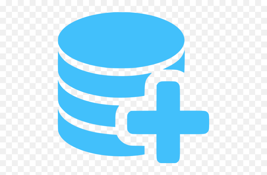 Caribbean Blue Data Recovery Icon - Free Caribbean Blue Add To Database Icon Png,Data Icon
