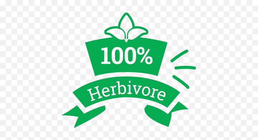 Green Herbivore Vegetarian Badge Transparent Png U0026 Svg Vector - Language,Veg Non Veg Icon Vector