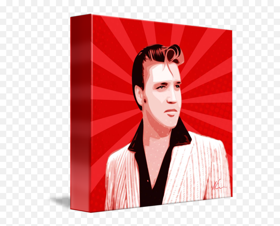 Elvis Presley Pop Art By William Cuccio - Art Png,Elvis Icon