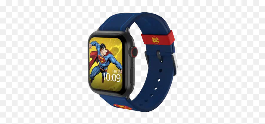 Dc - Comics Shop By Fandom Superman Apple Watch Band Png,Dc Icon Figures