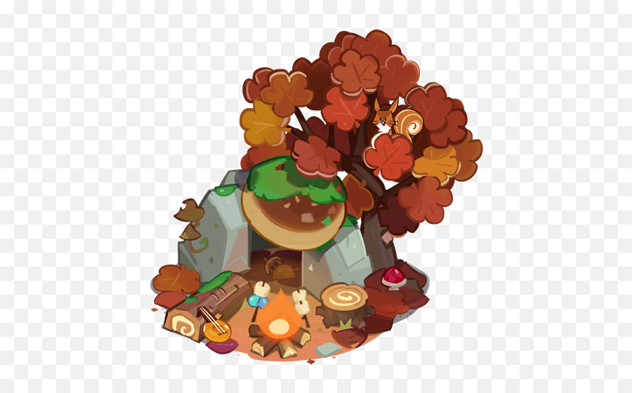 Autumn Breeze Camping Site Cookie Run Kingdom Wiki Fandom - Cookie Run Camping Png,Camping Cartoon Icon