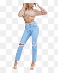 Sophie - Distressed Jeans For Women Png,Levi's Wedgie Icon Jeans