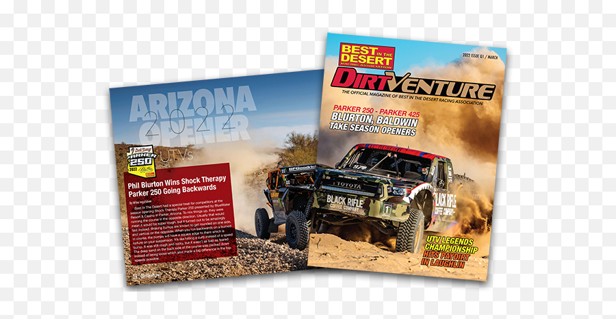 Best In The Desert North American Off - Road Racing Organization Utv Magazine Cover Png,Icon Hooligan 2 Jacket