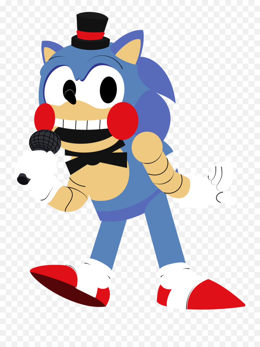 Toy Sonic Drawing Rfivenightsatfreddys - Toy Sonic Fnas Png,Tv And Movies Icon Pop Mania