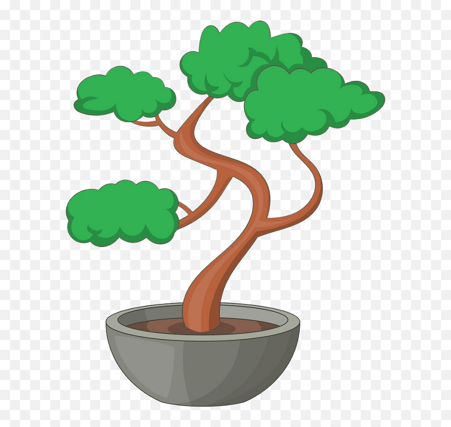 Tree Clipart - Clipartworld Png,Bonsai Tree Icon