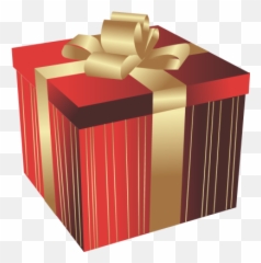 Download Open Christmas Gift Png Big Red Box With