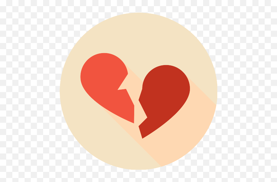 Broken Heart Png Icon 33 - Png Repo Free Png Icons Circle,Broken Heart Png