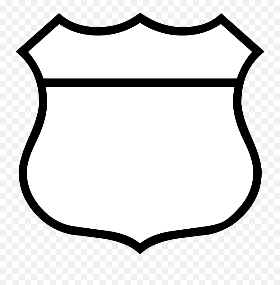 Blank Logo Shield Png 4 Image - Blank Route 66 Signs,Shield Png Logo