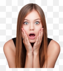 Transparent Surprised - Mujer Con Cara De Sorpresa Png,Face Png