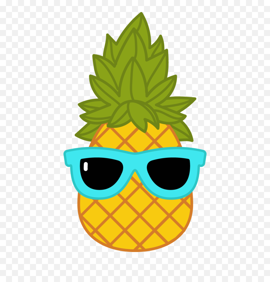 Download Hd Graphic Search - Pineapple With Sunglasses Clipart Png,Pineapple Clipart Png
